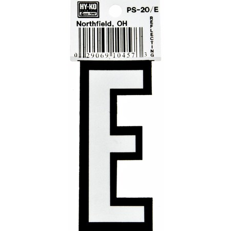 Hy-Ko 3.25In Boat Letter E, 10PK A10457